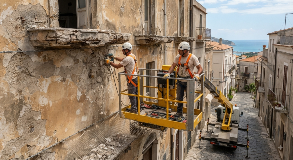 messa in sicurezza a sperlonga