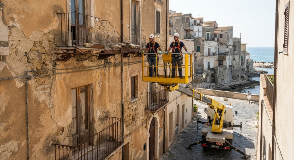 messa in sicurezza a sperlonga